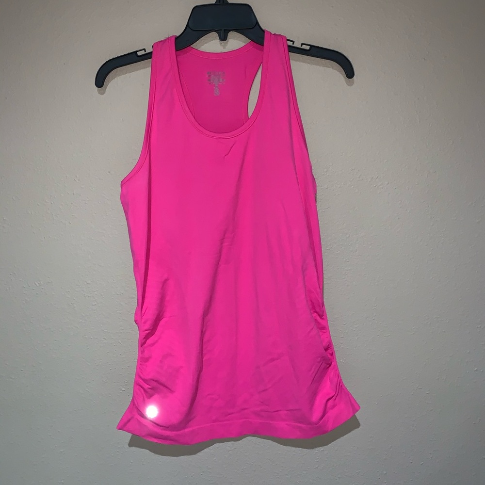 HOT PINK Athleta razor back tank